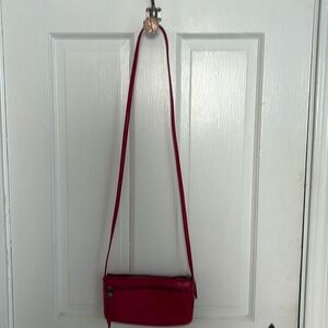HOBO red crossbody bag